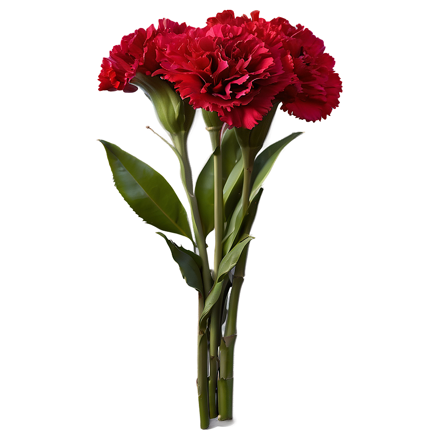 Red Carnation Bouquet Png Oxt