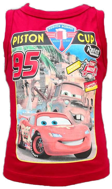 Red Cars Movie Graphic Tank Top PNG with transparent background