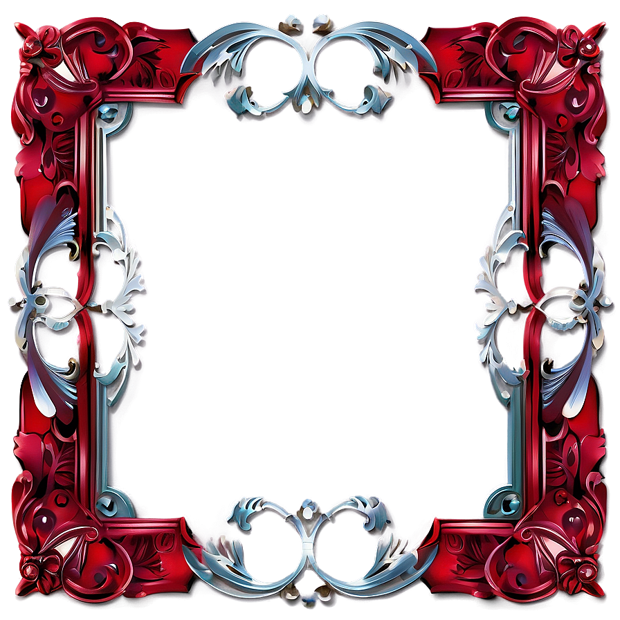 Red Certificate Frame Png 51