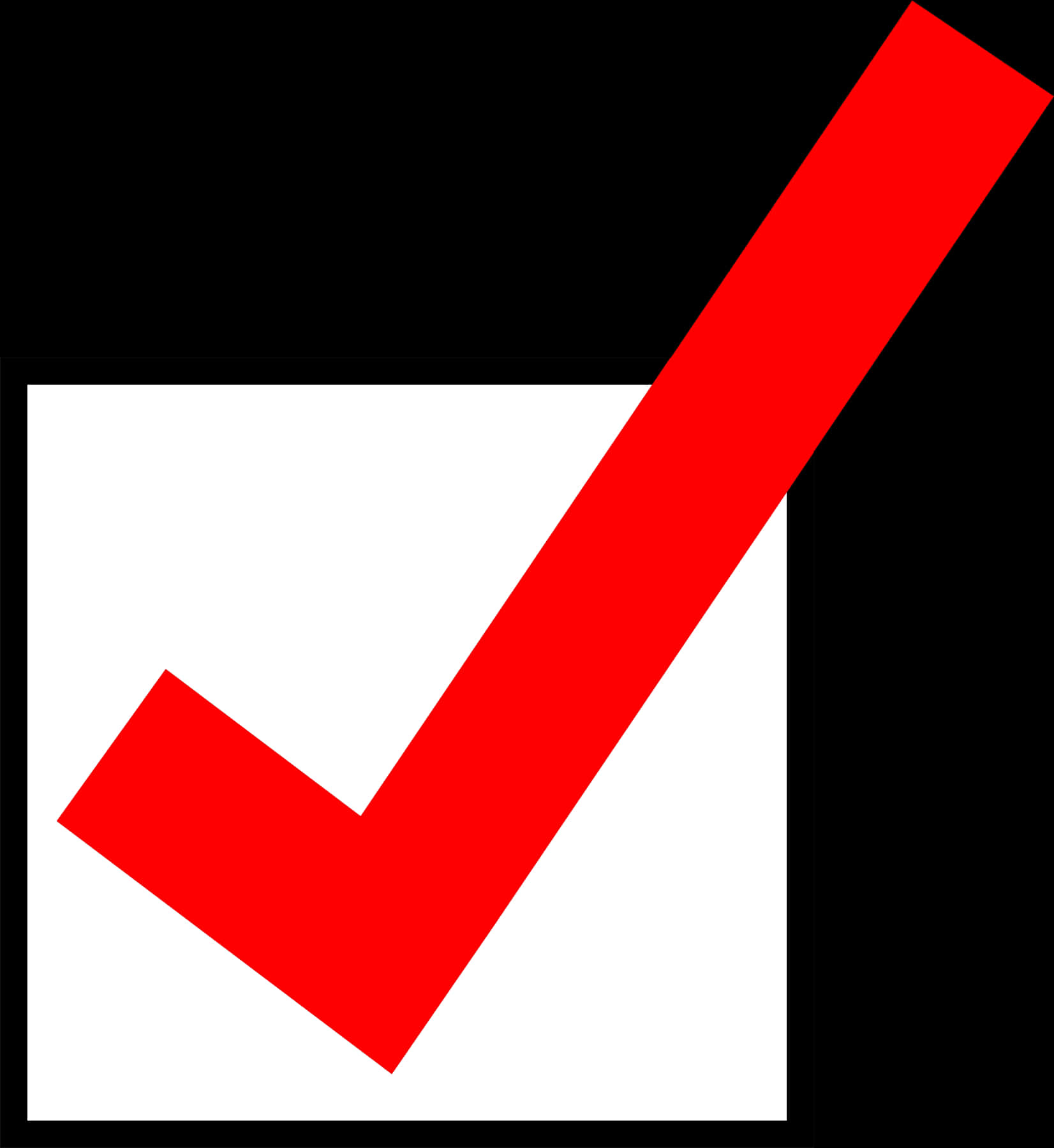 Red Checkmark Graphic