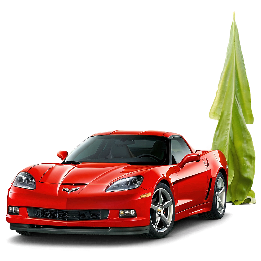 Red Chevrolet Corvette PNG wnd50 PNG with transparent background