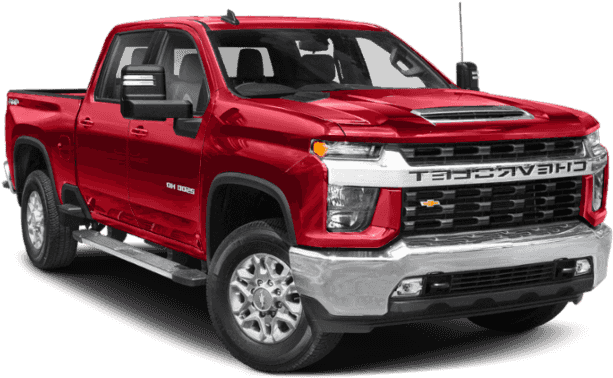 Red Chevrolet Silverado Pickup Truck