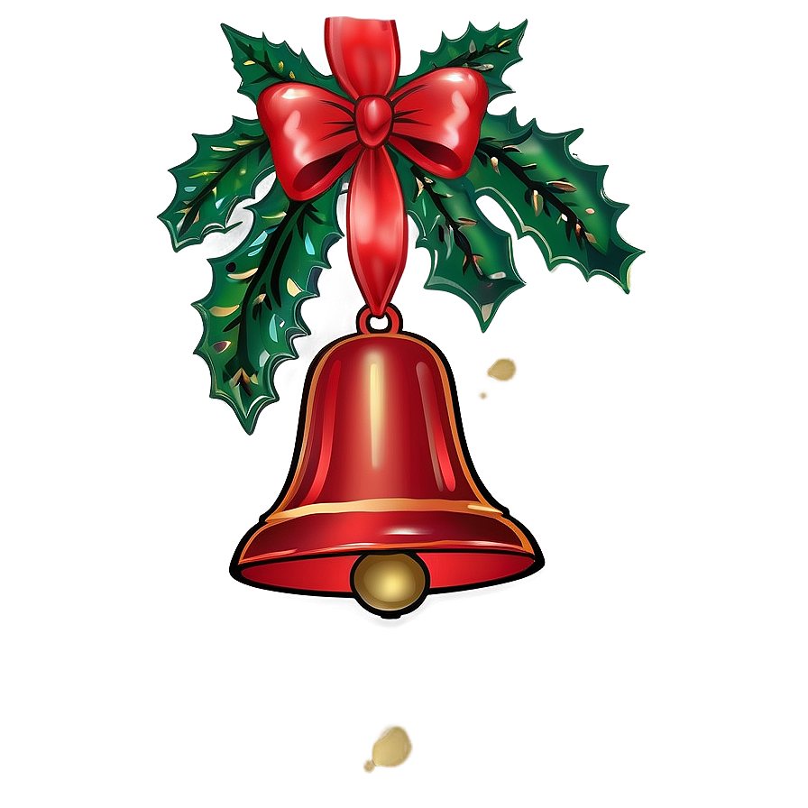 Red Christmas Bell Png Ubp45