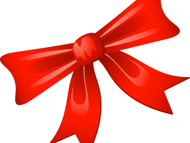 Red Christmas Bow Clipart