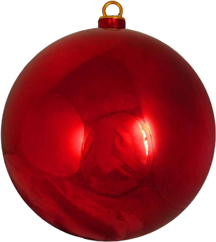 Red Christmas Ornament Ball