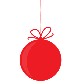 Red Christmas Ornament Graphic