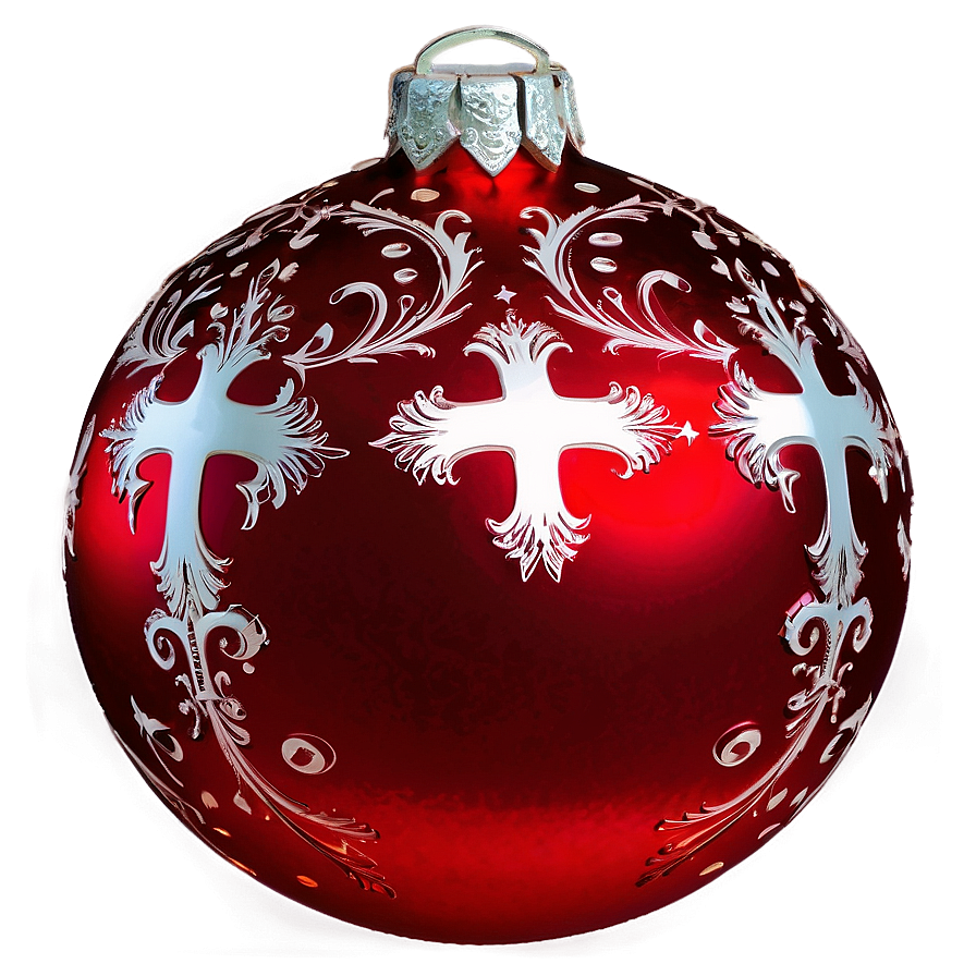 Red Christmas Ornament Png Pmu