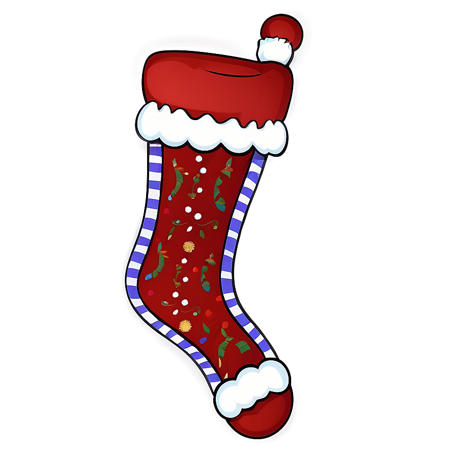 Red Christmas Stocking Png 88