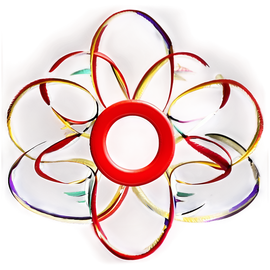 red circle c PNG with transparent background