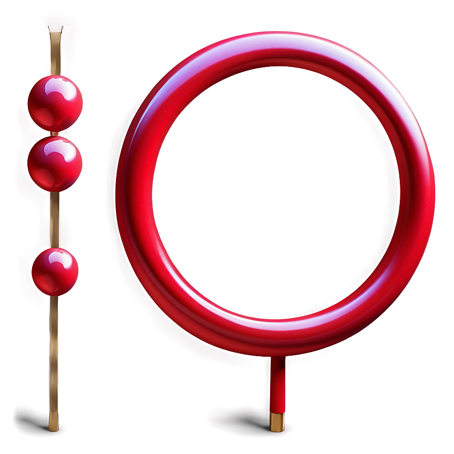 Red Circle Decoration PNG 60 PNG with transparent background