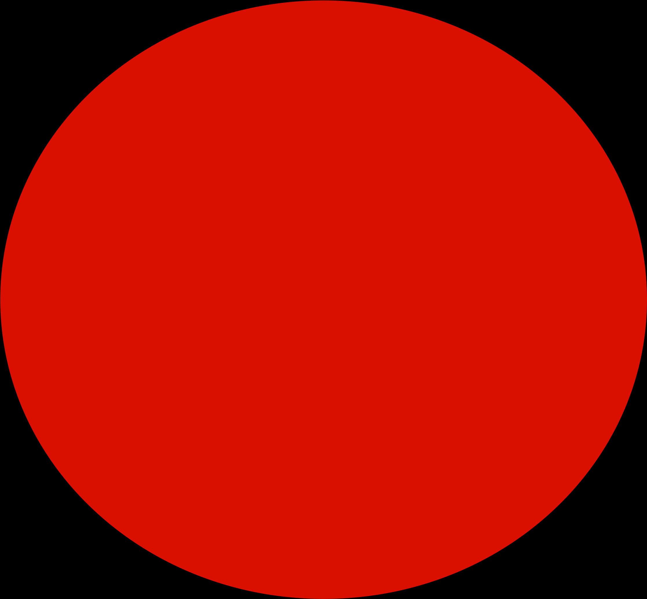 Red Circle Vector Graphic