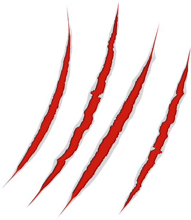 Scratches Claw Png Image - Portable Network Graphics, Transparent Png PNG with transparent background