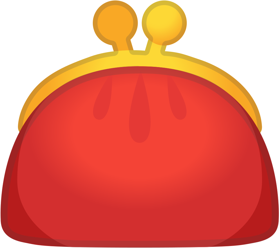 Red Coin Purse Clipart