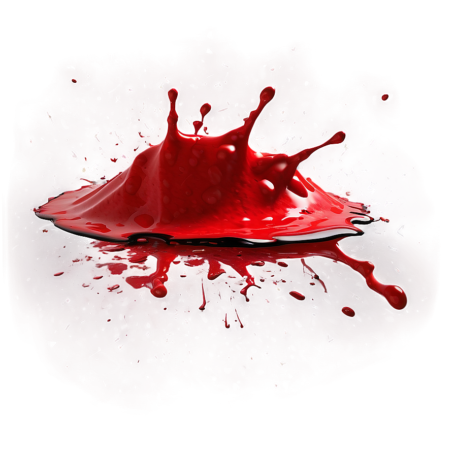 Red Color Splash Png Cki29