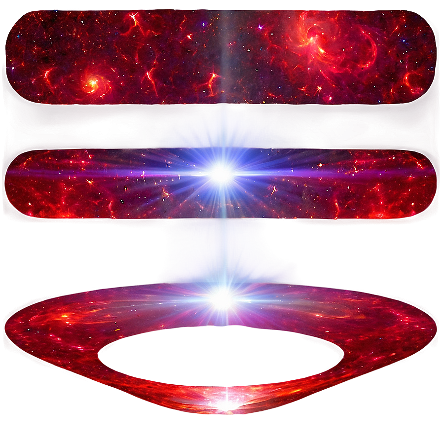 Red Cosmic Lens Flare Png Rvi39