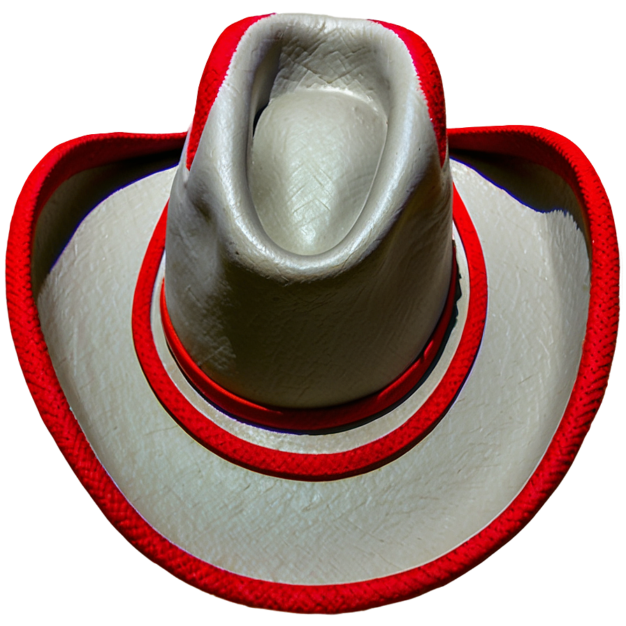 Red Cowboy Hat PNG 04292024 PNG with transparent background