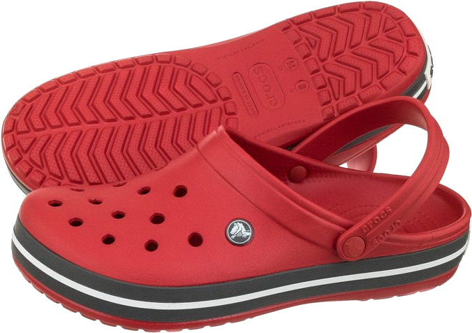 Crocs Crocband Red Pepper - Slipper, HD Png Download PNG with transparent background