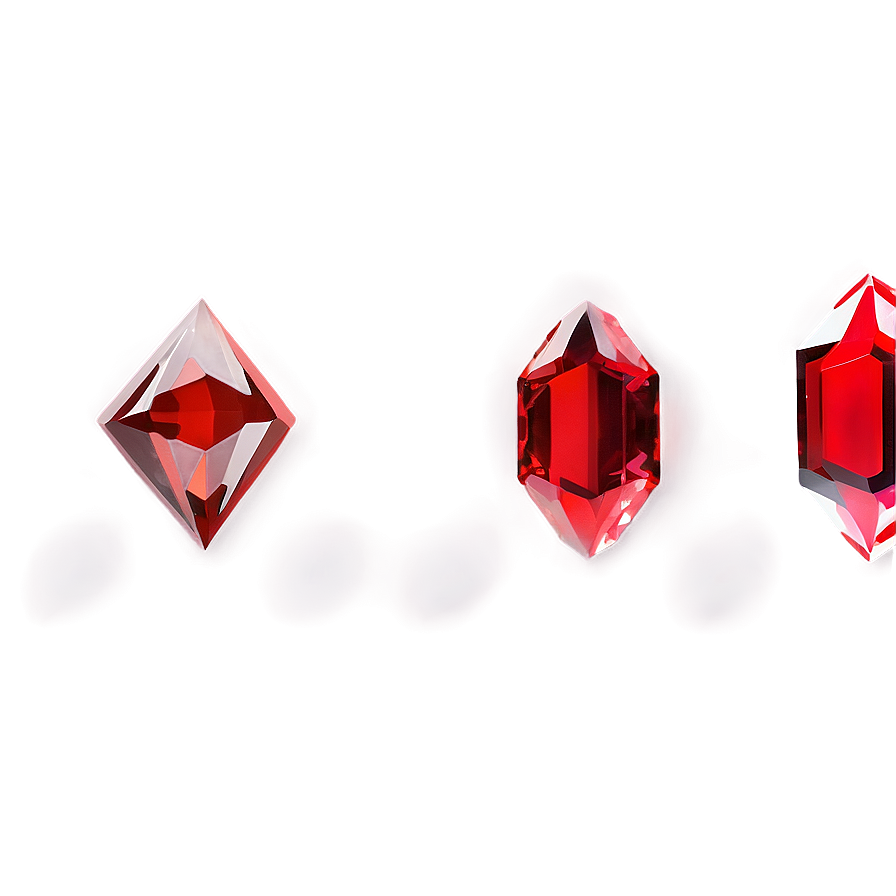 Red Crystal Background Png Hky65