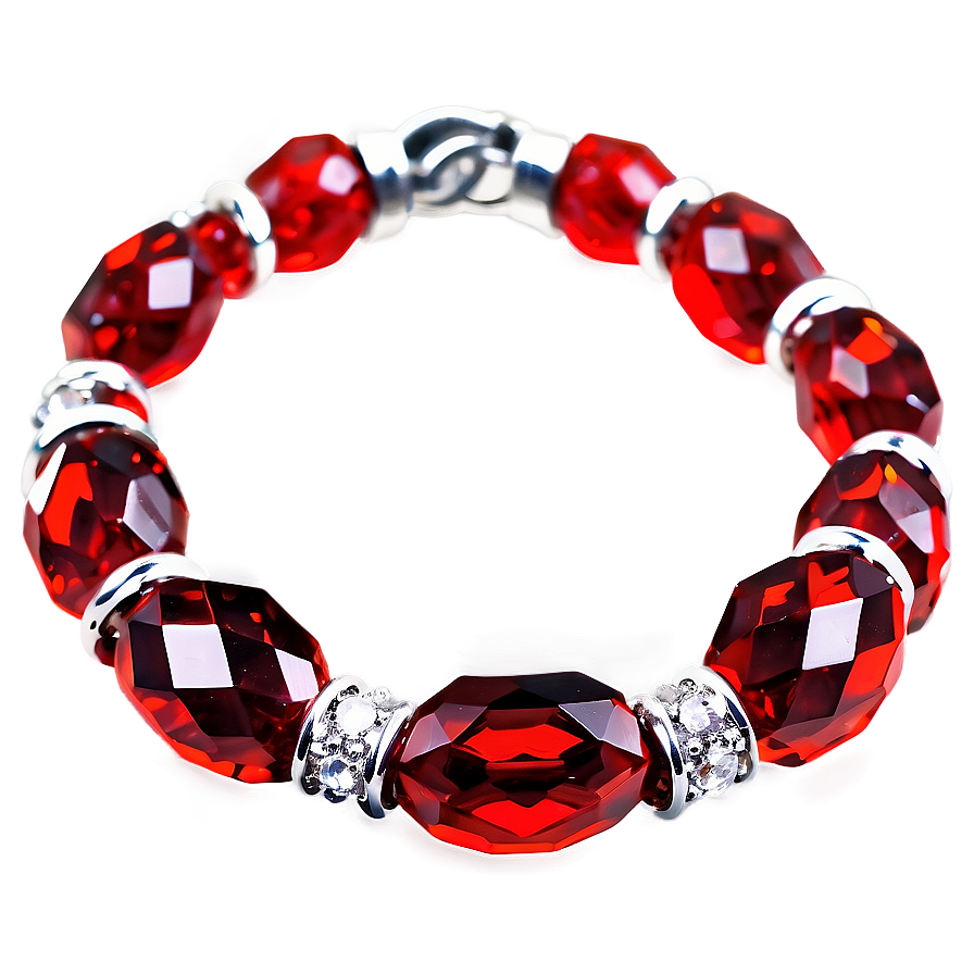 Red Crystal Bracelet Png Iym