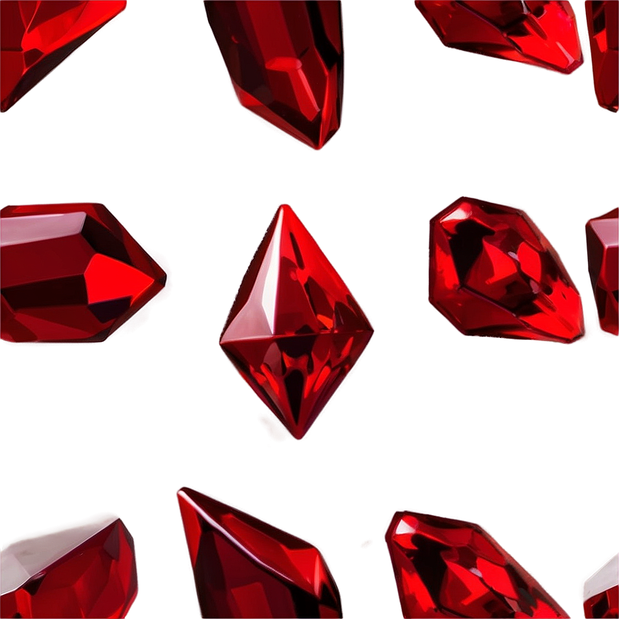 Red Crystal Gem Png 37