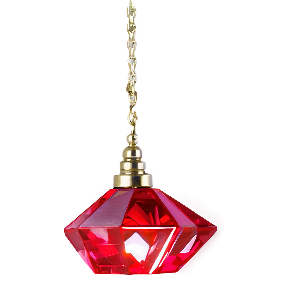 Red Crystal Lamp Png 48