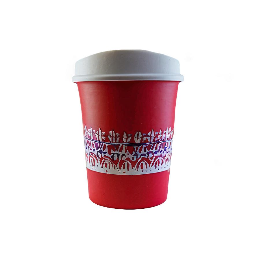 Red Cup With Handle Png 06122024