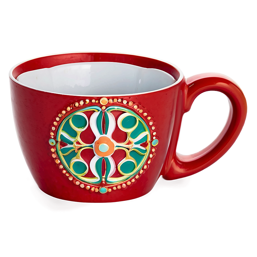 Red Cup With Handle Png 06122024