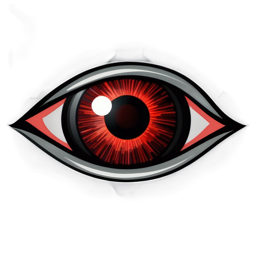 Red Demon Eyes Vector Png 9