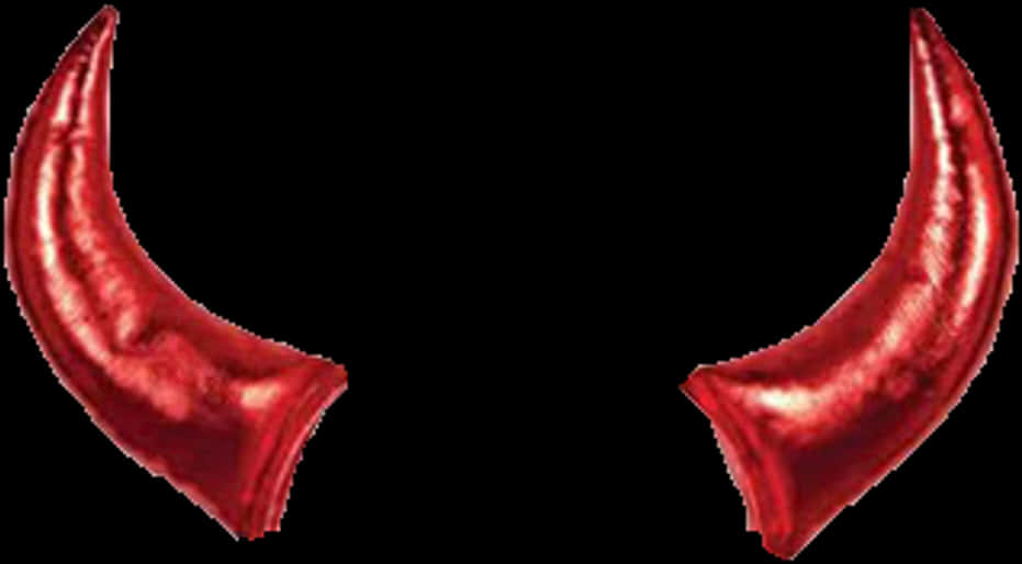 Red Devil Horns Transparent Background PNG with transparent background