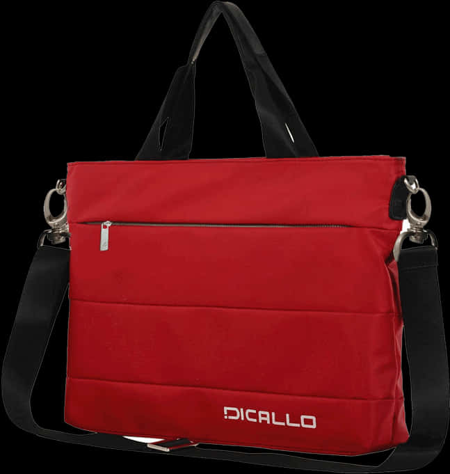 Red Dicallo Ladies Shoulder Bag