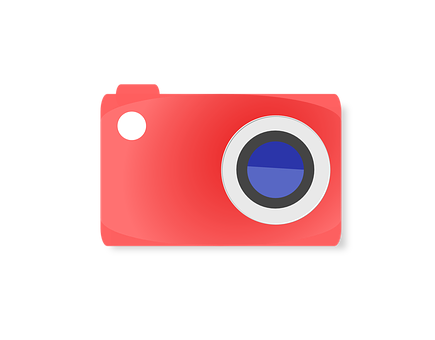 Red Digital Camera Icon