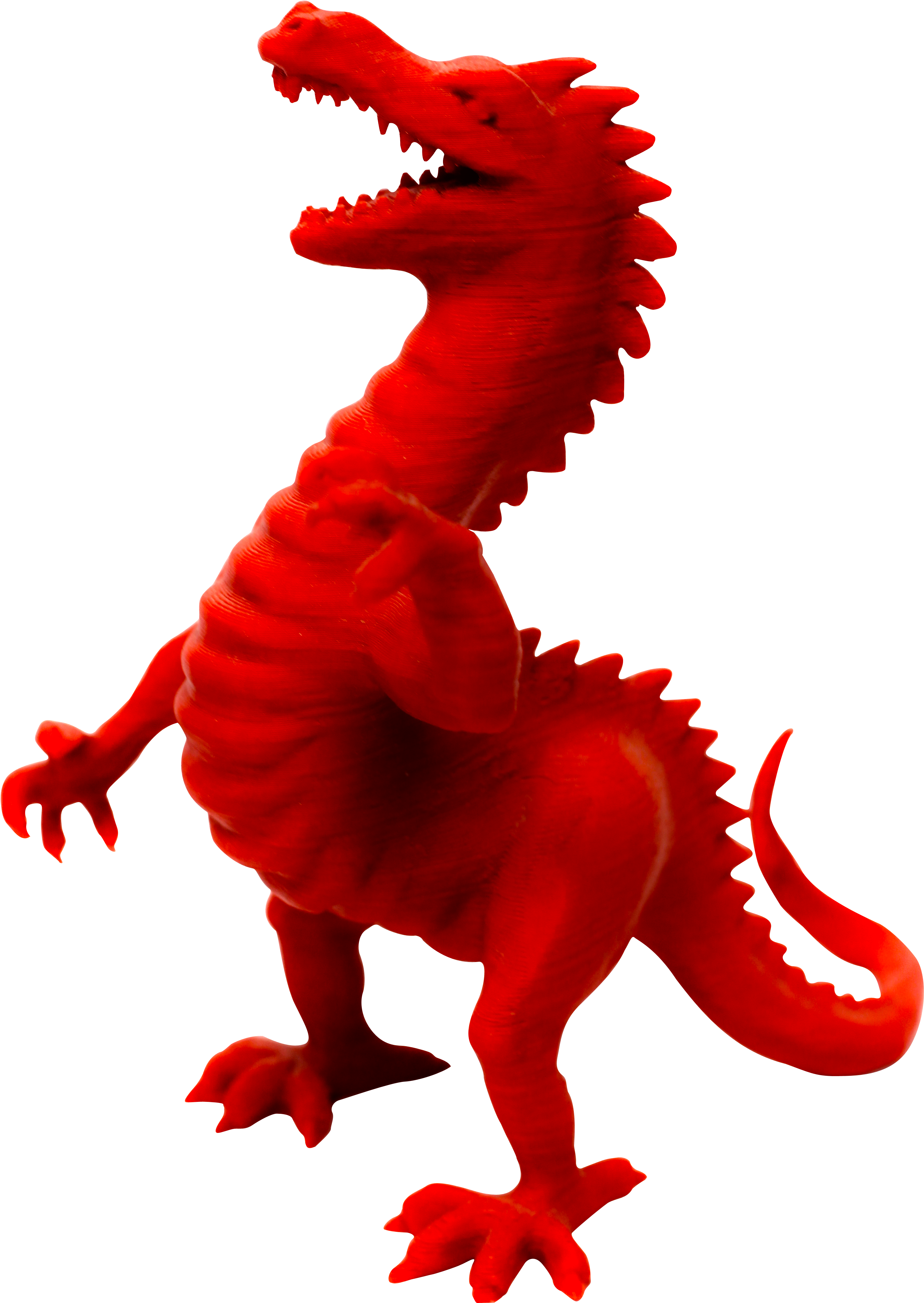 Red Dinosaur Model3 D