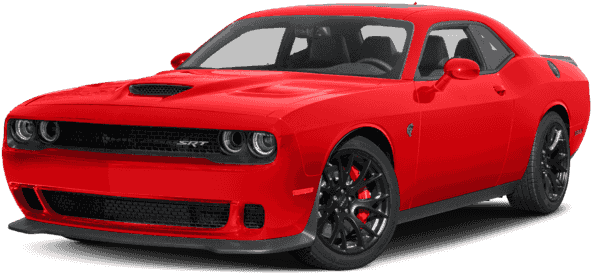 Red Dodge Challenger S R T Hellcat