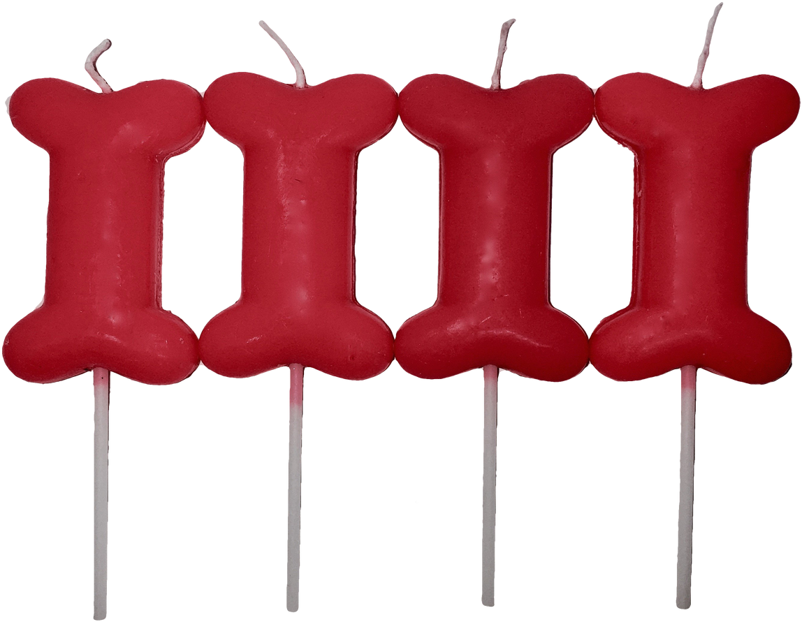 Dog Bone Shape Candle - Produção De Texto Em Sequencia, HD Png Download PNG image with a transparent background, free high-resolution download