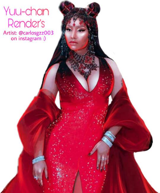 Red Dress Fantasy Artwork