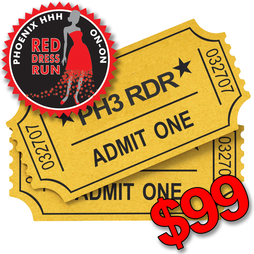 Red Dress Run Event Ticket