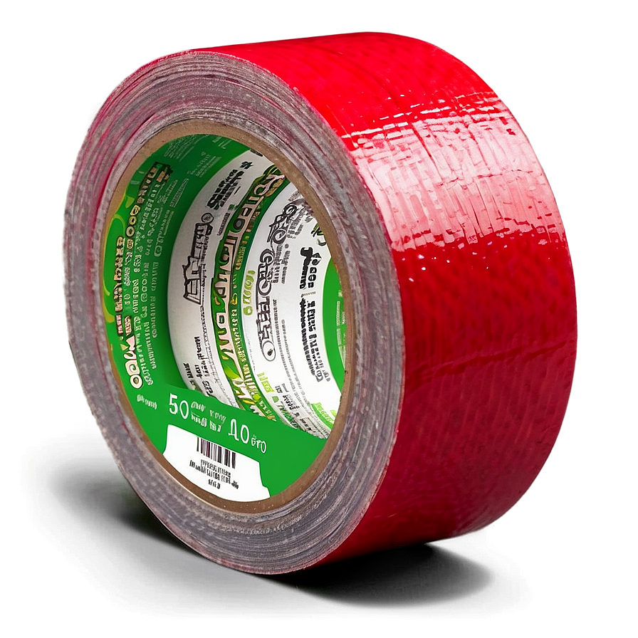 Red Duct Tape Png 05252024