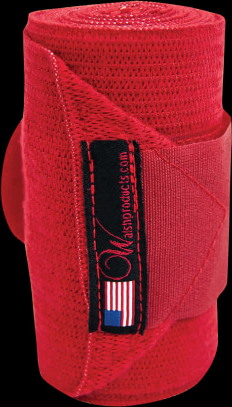 Red Elastic Bandage Roll