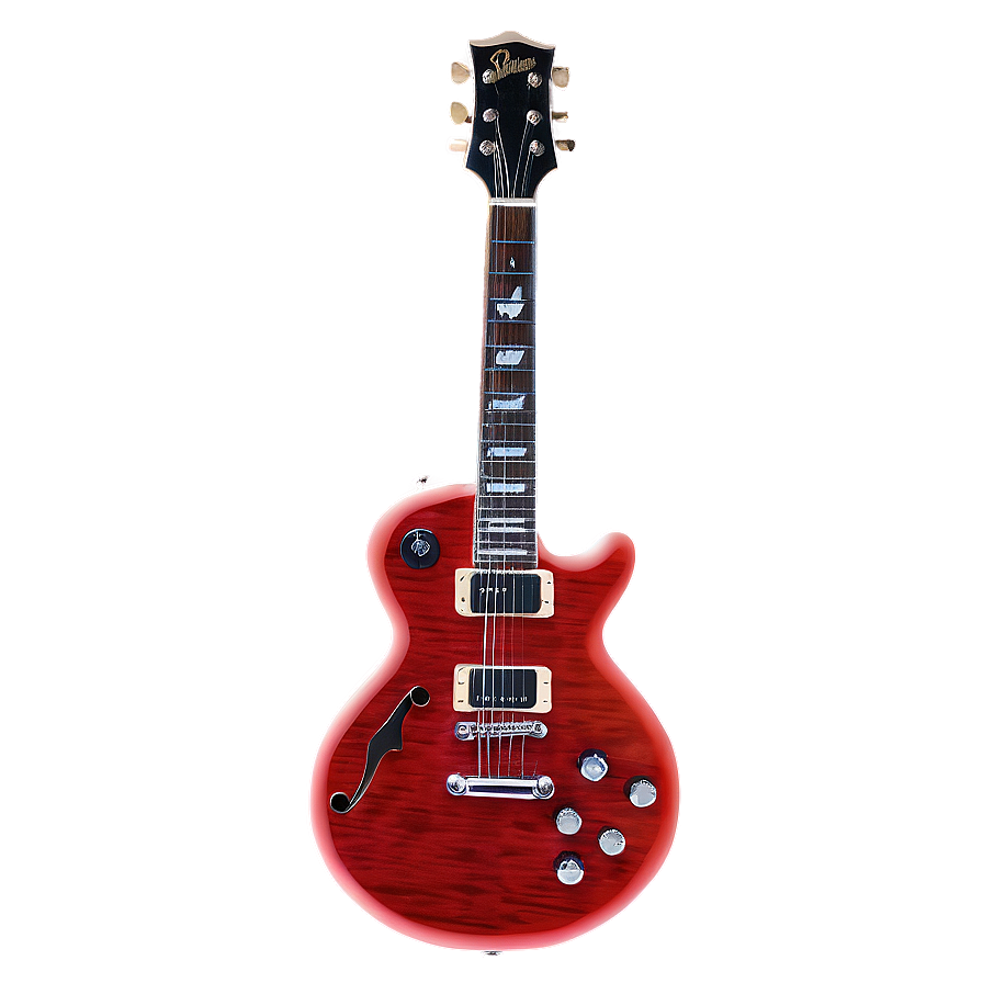 Red Electric Guitar PNG 87 PNG with transparent background