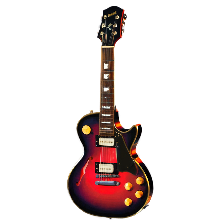 Red Electric Guitar Png Hxw