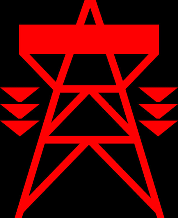 Red Electricity Png - Electric Towers Png Hd, Transparent Png PNG with transparent background