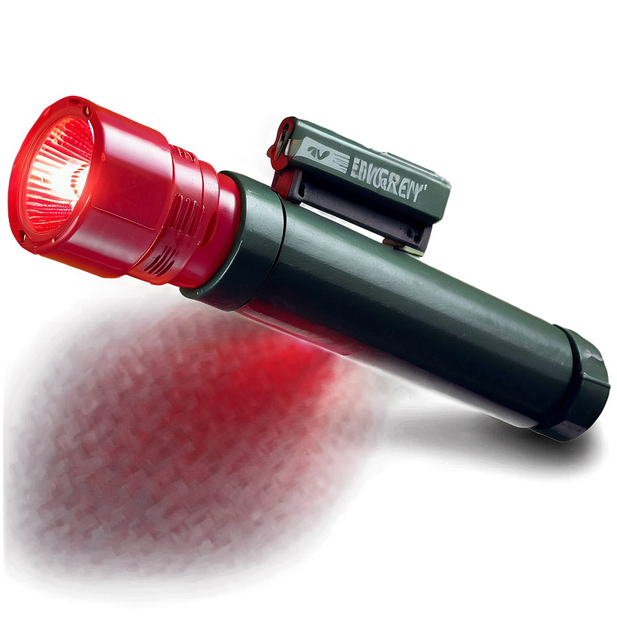 Red Emergency Flare Light Png 71