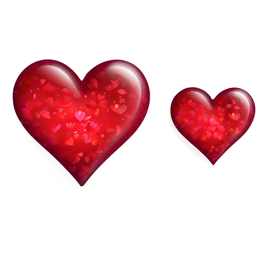 Red Emoji Hearts Png 81