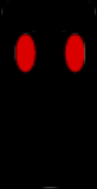 Red Eyed Roblox Face PNG image with a transparent background, free high-resolution download