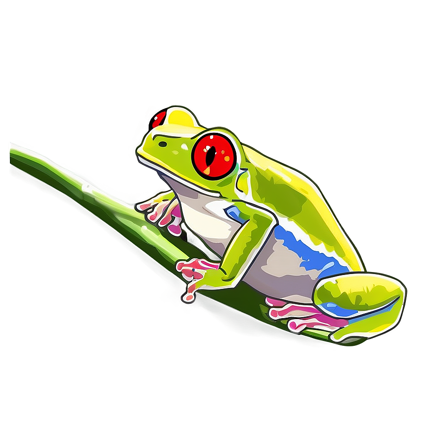 Red-eyed Tree Frog Png 05032024