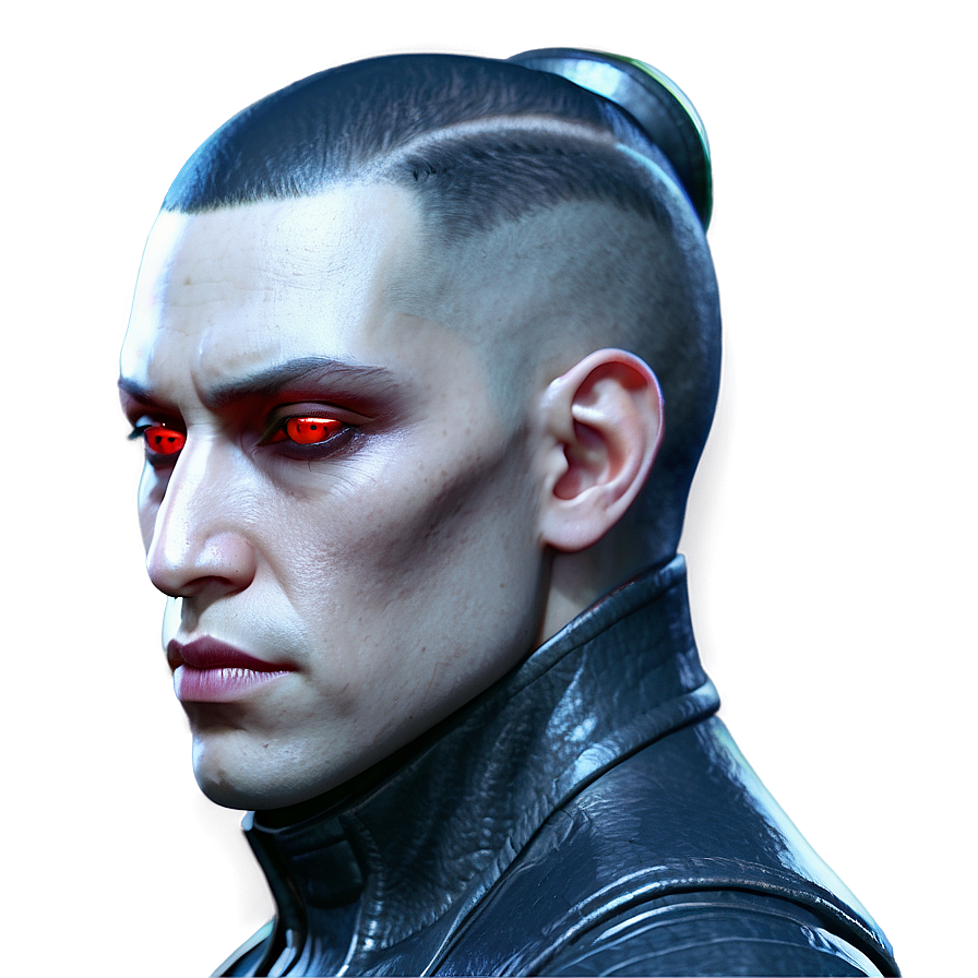 Red Eyes Cyberpunk Character Png Dhy66