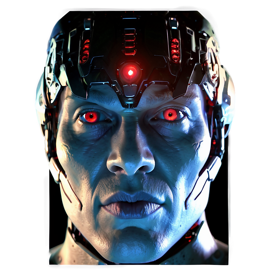 Red Eyes Cyborg Png 05252024