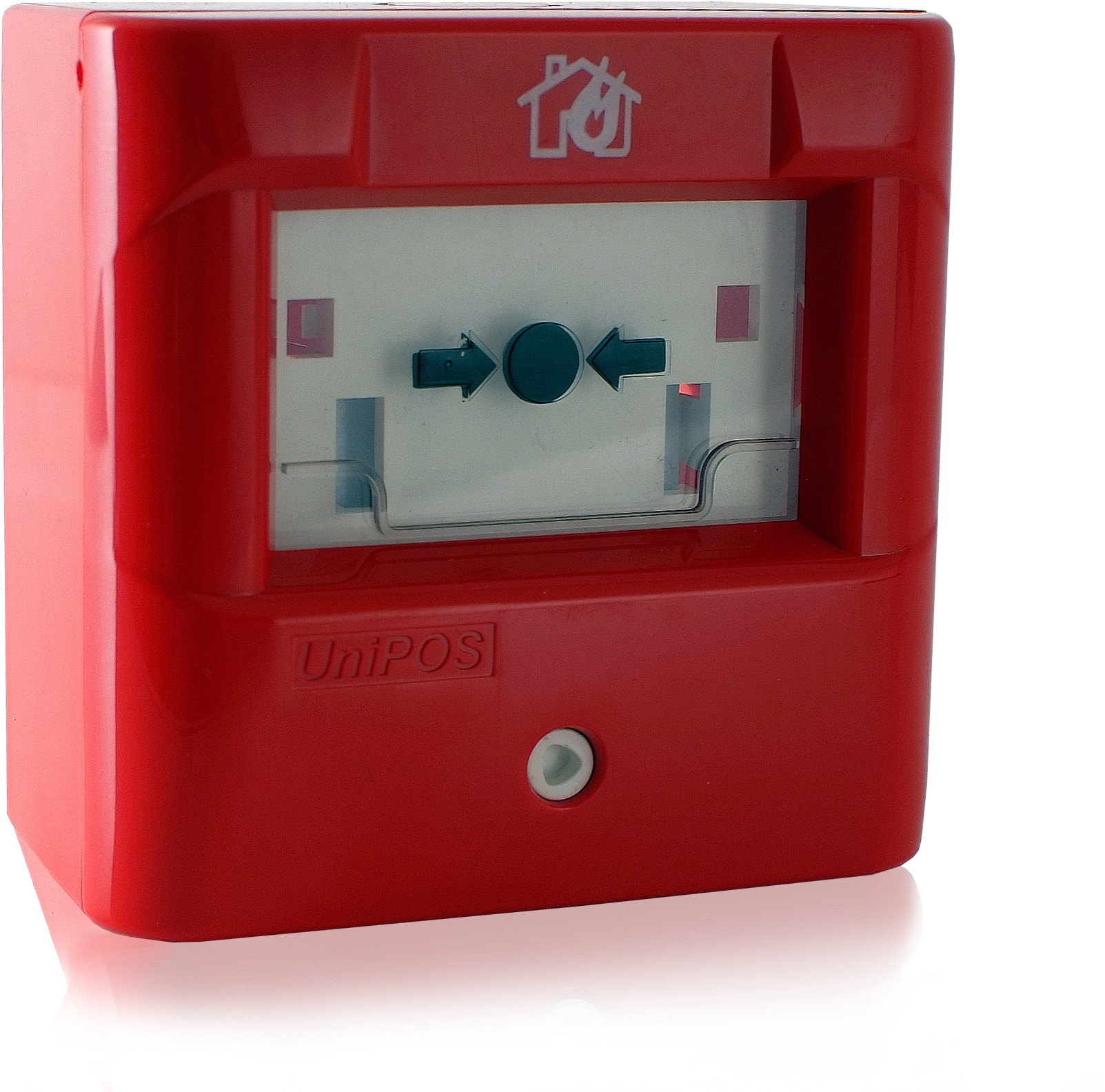 Red Fire Alarm Wall Mounted