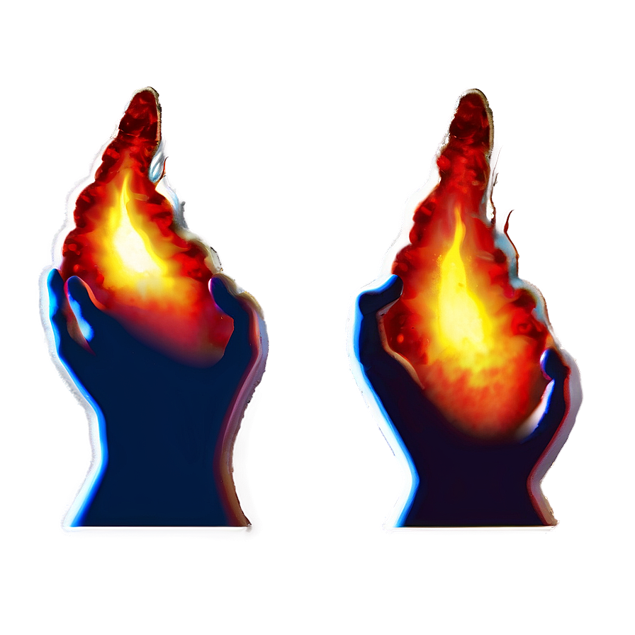 Red Fire And Ice Contrast Png 06252024