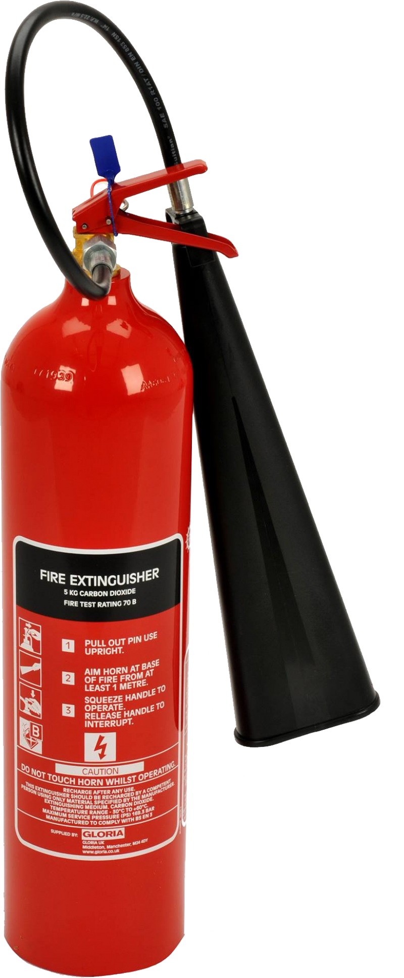 Red Fire Extinguisher Isolated